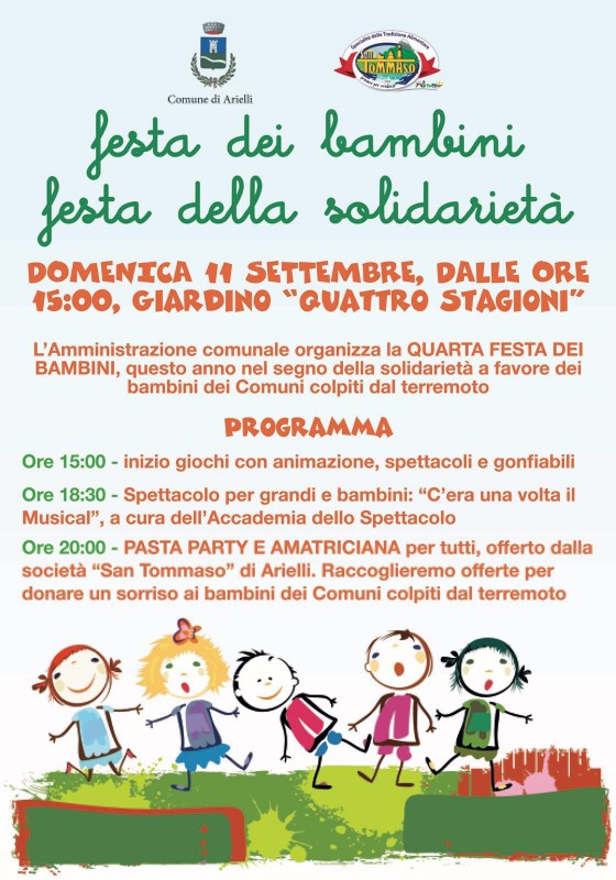 AVVISO FESTA DEI BAMBINI